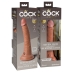 Фаллос King Cock 7" Silicone Dual Density